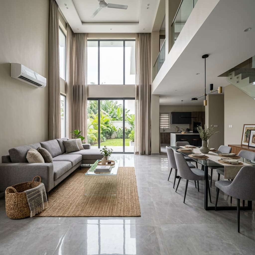 MiddlePark interior — living room